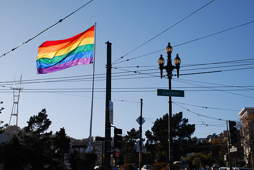 original gay flag is in san francisco